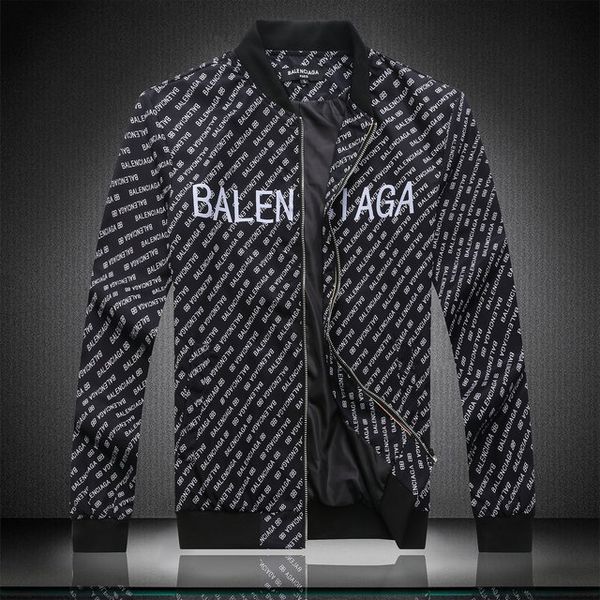 

20ss men's design jacket luxury high street zipper letter print hooded jacket windbreaker men's wear women's tag new, Black;brown