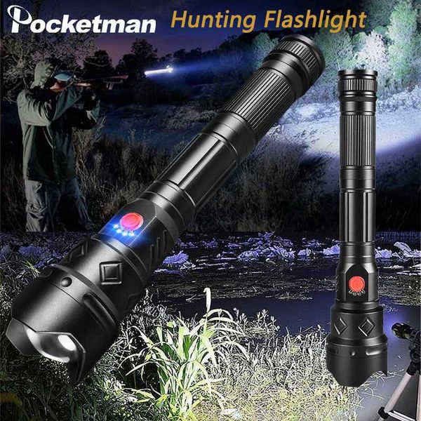 

супер яркий водонепроницаемый светодиодный xhp70.2 масштабируемой тактический факел xhp50 портативный кемпинг фонарь, используя батарею 1865