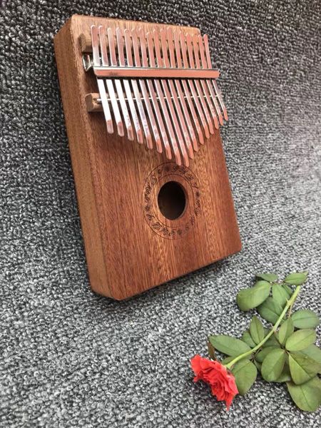 

kalimba 17 key mahogany thumb piano for beginners
