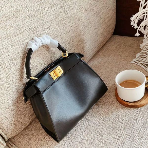 

luxury classical designer handbags women shoulder handbag colors feminina clutch tote bags messenger bag purse shopping to h127, Black