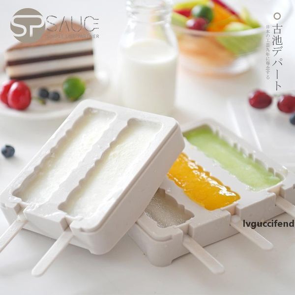 

summer homemade ice cream ice-lolly mold popsicle moulds tray kitchen diy accessories t200703