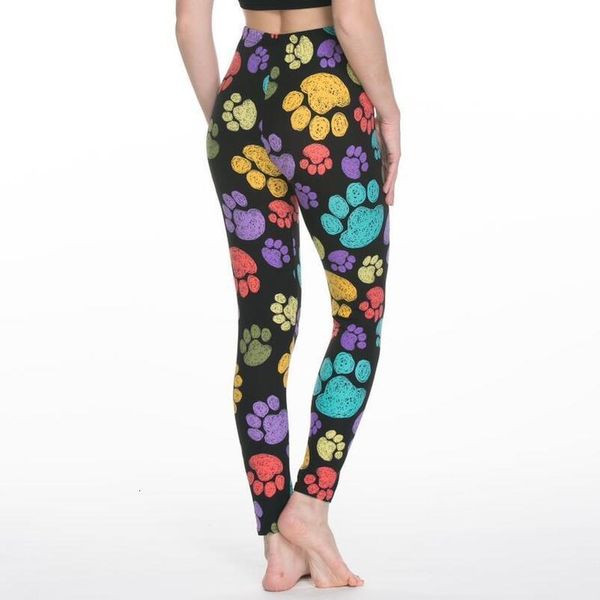 

womens leggings slim digital printing geometric stripe new leggings spring casual summer large size fashion women, Black