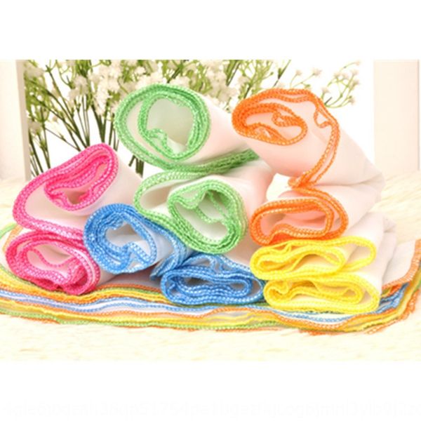 

ghgo1 children's pure cotton high-density gauze infant face face small square super-soft facial cleaning handkerchief towel small squar