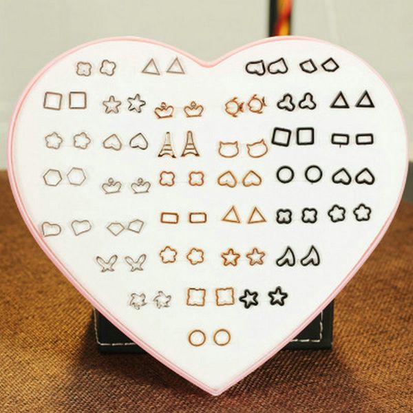 

2016 wholesale 36 pairs earrings buy in bulk from china wholesale 36 with price trendy u fashion with price beauty888 qgjb, Golden;silver