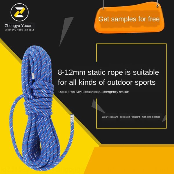 

static outdoor hole-probing safety rock climbing and downhill river tracing safety rope equipment aerial work climbing rope