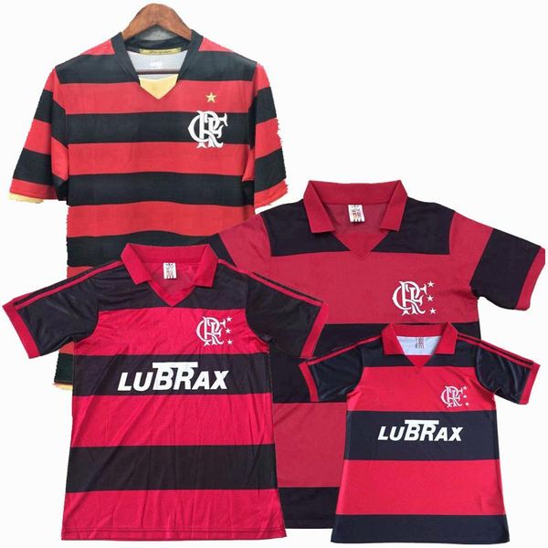 

1982 1988 1990 2008 retro cr flamengo soccer jersey vintage flamengo football shirt s-2xl, Black;yellow