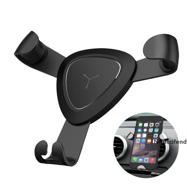 

gravity metal air vent mount car phone holder gps stand for iphone 7 6s plus samsung smart mobile cell phone stander