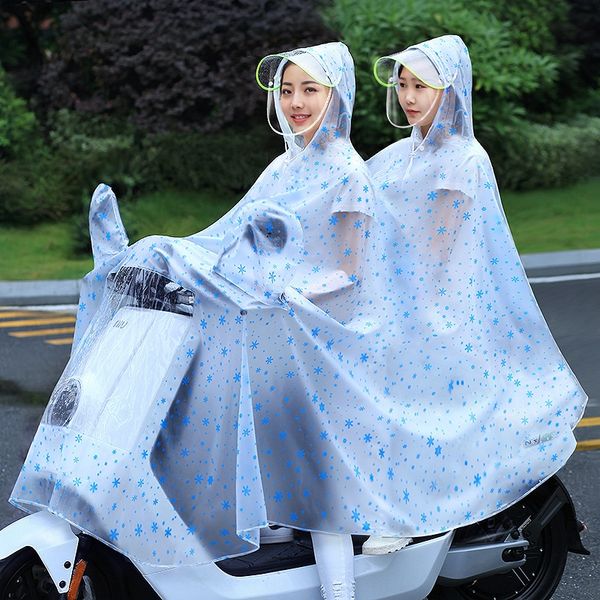 

d8lpt double raincoat single poncho car motorcycle battery car tram transparent fashion thick motorcycle vehicleelectric vehicle electric ve