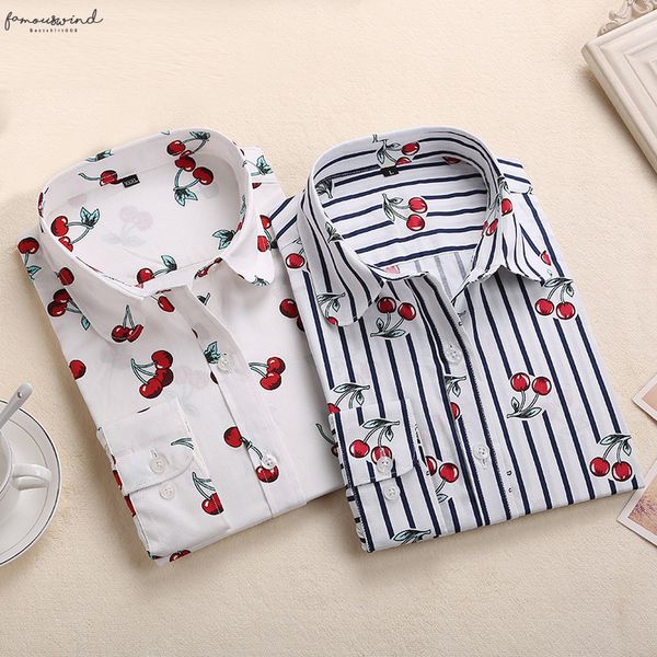 

brand new red rose blouse floral print long sleeve shirts women cotton blouses 2020 summer blusas femininas large size 5xl, White