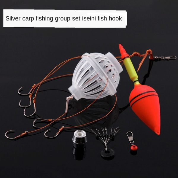 

oe4tb full of full set of silver carp fat fishing set with lead pendant float grenade watersilver carp hook combination big head fish fat he