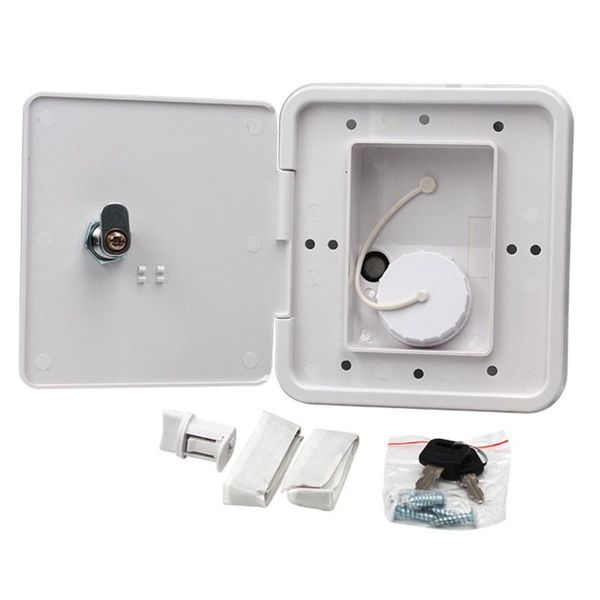 

controllable dish hatch lock square professional universal easy install rv water inlet gravity city integrated fill leakproof