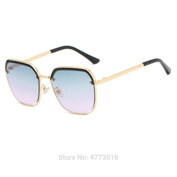 

factory direct rivet lady european and american fashion trends sunglasses eyebrows metal full frame sunglasses, White;black