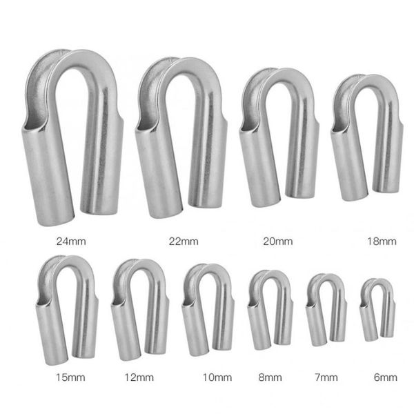 

resistance bands 1pcs 304 stainless steel boat tube winch rope thimble diameter 7mm fitness equipments