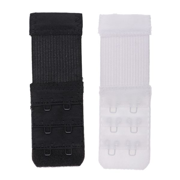 

2pcs adjustable elastic bra extender 2 hook bra extension women clothing, Red;black