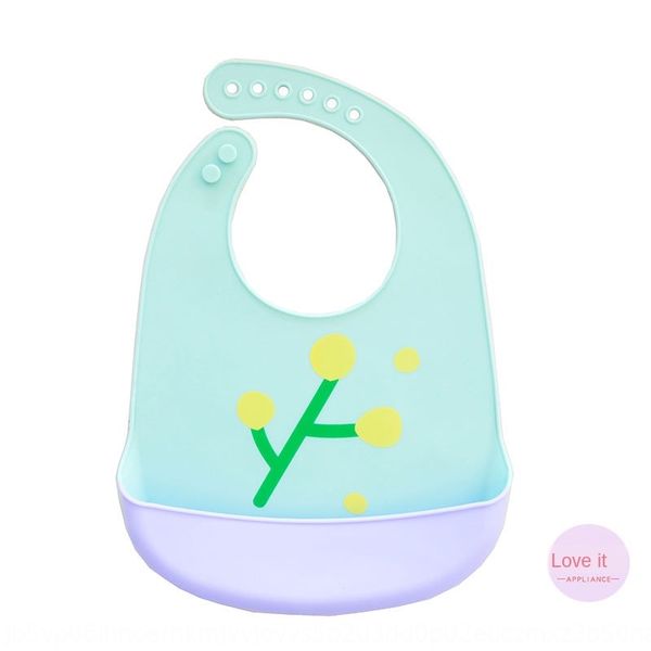 

baby's eating silica gel silica gel silicone children's waterproof three-dimensional bib children's saliva bib wash-free