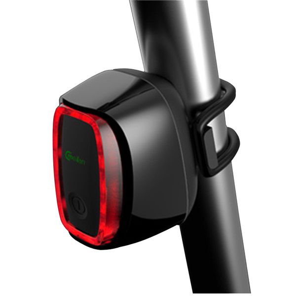 

x6 wireless rear laser light smart tail lamp usb rechargeable cycling safety warning led taillight