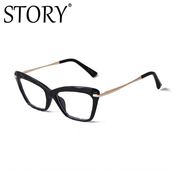 

transparent jelly multi-section crystal cat's eye plain crystal glasses polygon irregular glasses frame female, Silver