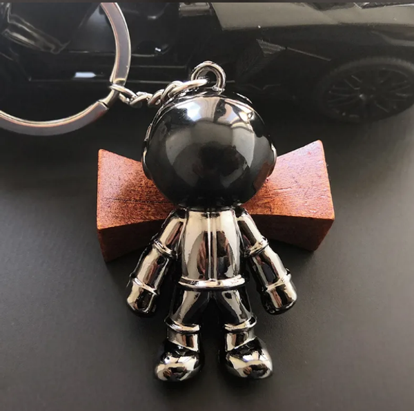 

2020 брелок астронавт key ring аксессуары 3d мобильный телефон ремешок космонавт модель популярный подарок 20071815a, Silver
