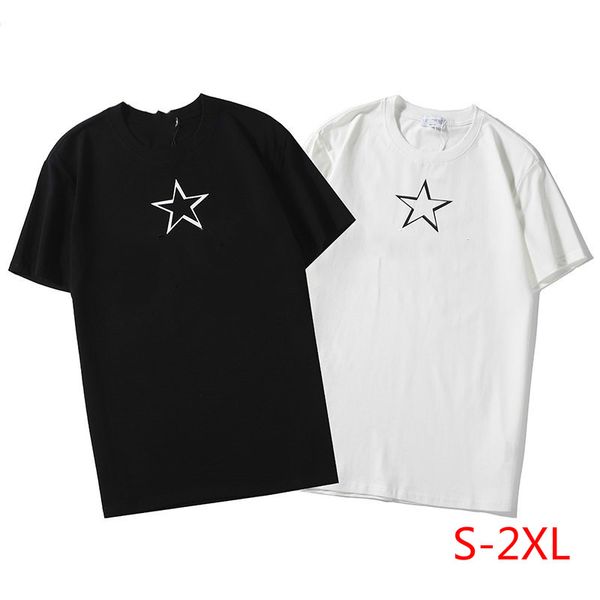 

2020 весна и осень лето новый мужская футболка мода 3d printed рубашка casual tees цвет черный белый t рубашки размер s-xxl, White;black