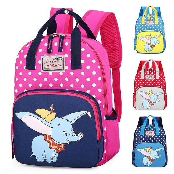 

bag new printing er tong bao er tong bao children's bag flying elephant cartoon children's backpack kindergarten backpack