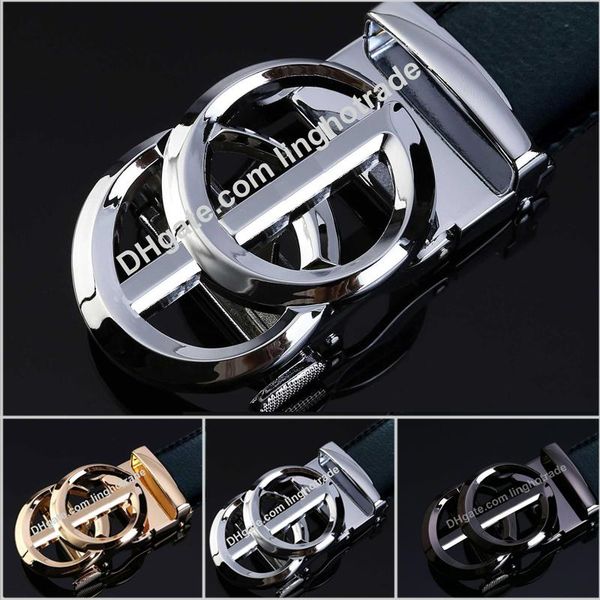 

new fashion men belt designer belt genuine leather belts wasistband quallity automatic buckle male strap luxury cowskin belt, Black;brown