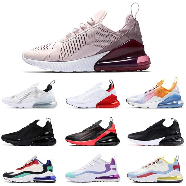 

barely rose 270 running shoes men women black white bred summer gradient dusty cactus throwback future bauhaus trainer sneakers 36-45, White;red