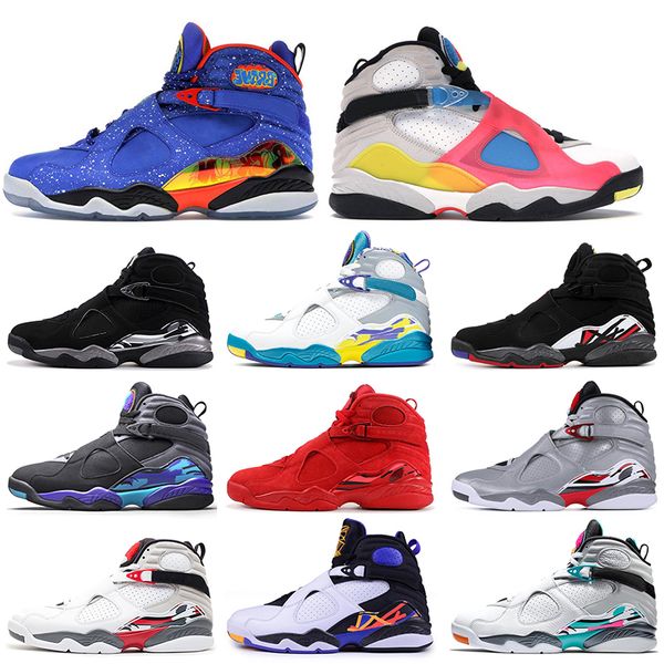 

2020 air mens trainers jumpman 8 doernbecher 8 8s mens basketball shoes retro white multicolor valentines day sneakers size 13