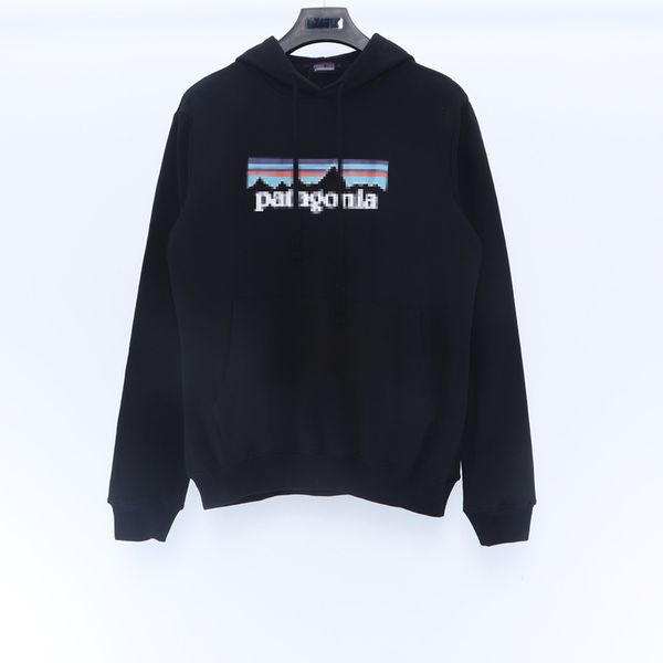 

modemarke pullover berühmte herrenpullover mode herren hochwertige casual round neck langarmpullover für herren und damen letter print hoodi, Black