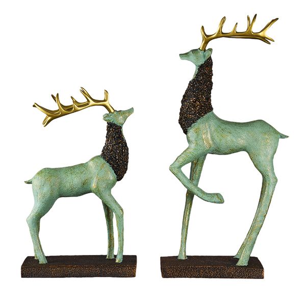 

european-style living room decoration deer decoration tv cabinet wine cabinet decoration housewarming new home gift wedding gift i