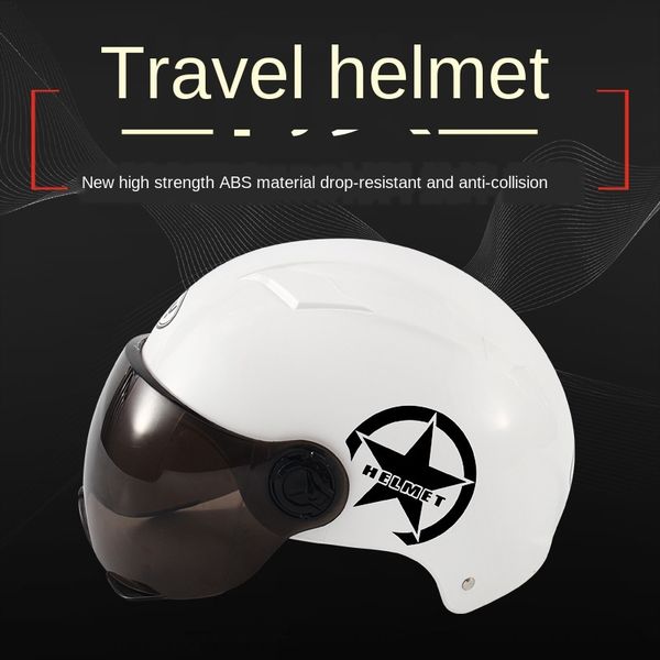 

motorcycle electric vehicle vehicle riding electric motorcycle men's and women's sunscreen harley helmet half helmet