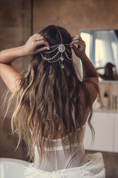 

турция кундан stone head chain корона rhinestone назад удерживать ободки головной убор золото индии люкс свадебные аксессуары для волос ювел, White;golden