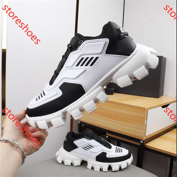 

prada casual shoes высокое качество cloudbust thunder knit кроссовки мужские роскошные дизайнерские hococal мужские классические прогулочной, Black