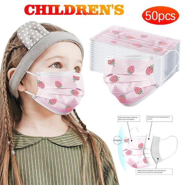 

50pc face hiking scarf children face maks disposable outdoor facemaks children dustproof sunscreen maks cloth, Black