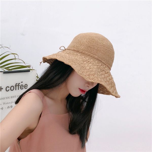 

fan flower hollow female summer holiday leisure beach summer foldable casual casual foldable sun hat sun hat, Blue;gray