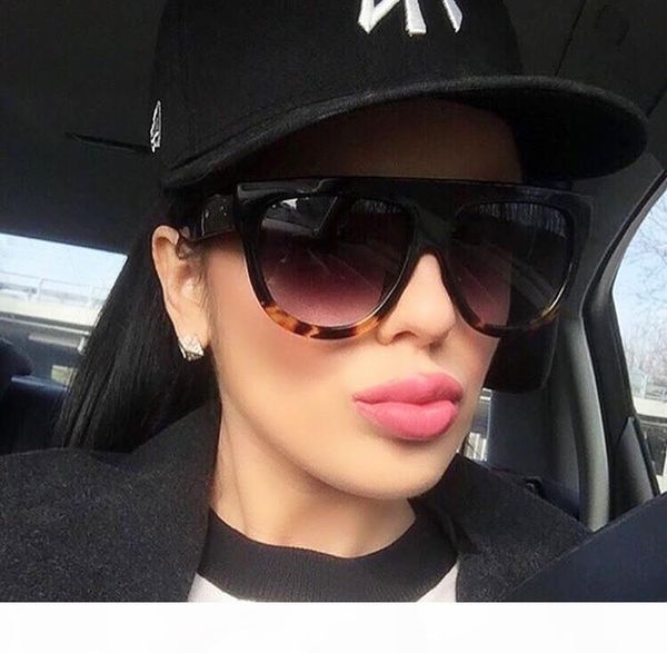 

f wholesale -fashion ladies oversized cat eye sunglasses women vintage big frame sun glasses tom female oculos uv400dr35624, White;black
