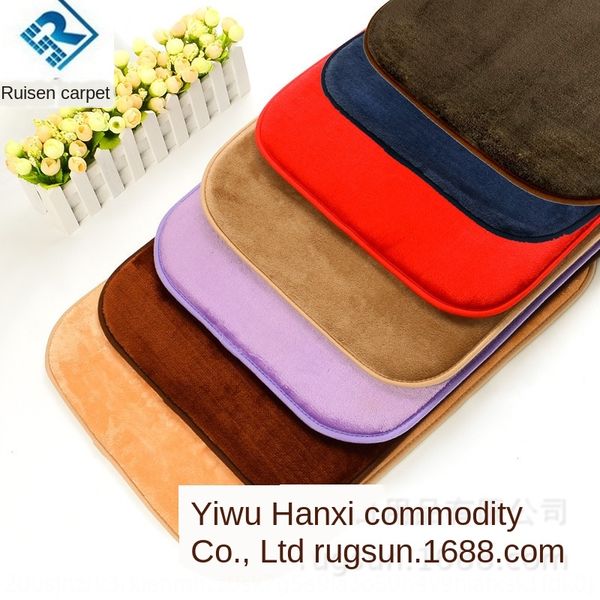 

фланель сплошной цвет ковер пол живой супер мягкий ковер противоскользящие воды поглощая пол коврик коврик для ванной двери спальни