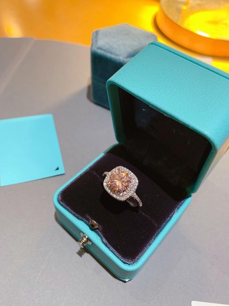 

big mosanne diamond ring women customized s925 silver ring limited edition, Slivery;golden