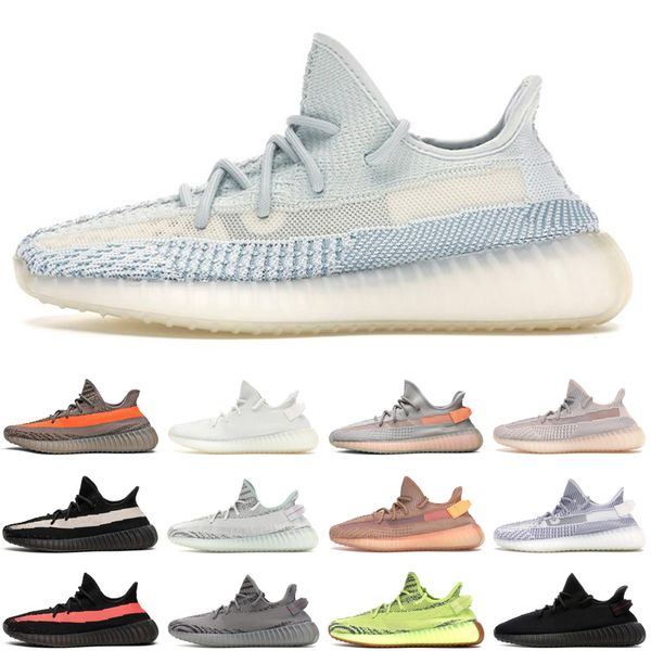 

fashion kanye west zyon men women running shoes zebra cinder asriel israfil sulfur tail light yecheil glow mens trainers sports sneakers