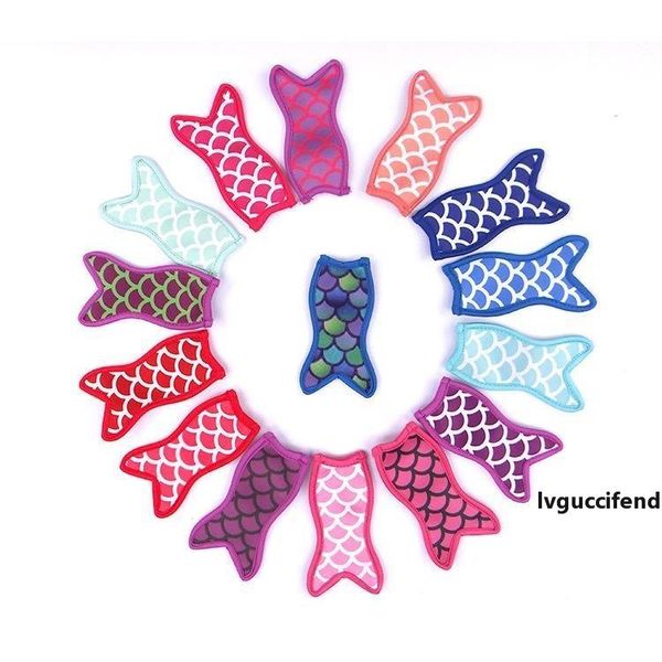 

ice cream stick holders ice cream tools cute mermaid printing sublimated er pop popsicle sleeves for kids summer lily kitchen tools