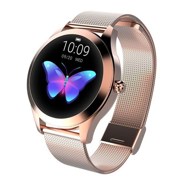 

ip68 waterproof smart watch women smart bracelet heart rate monitor sleep monitoring smartwatch for ios android kw10 smartband