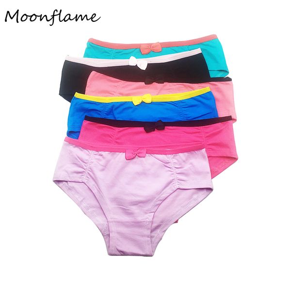 

moonflame 5 pcs/lots new arrival 6 color cotton womens panties underwear lingerie 86999, Black;pink
