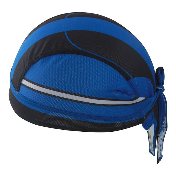 

new simple stripe quick dry bandana pirate hat absorbing sweat cycling caps headwear outdoor sports supplies, Black