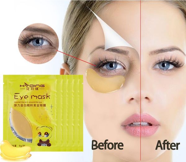 

30pair high-quality materials protein essence remove dark circle anti-aging black face skin care easy absorb mascarilla wholesale eye masks