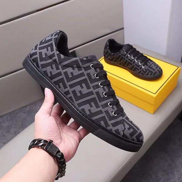 

gray tech fabric low -sneakers mens shoes fast delivery new arrival sports outdoor walking shoes plus size lace -up lightweight men shoe, Black