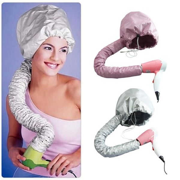 

portable durable soft hairdressing hair dryer bonnet hats soft haircare women hairdressing hat perm helmet hair steam hat