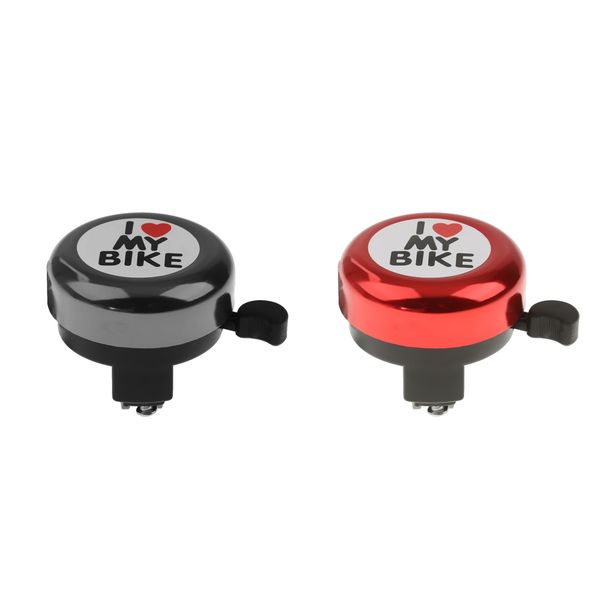 

2x metal handlebar scooter bicycle bell kid's clear sound alarm hooter