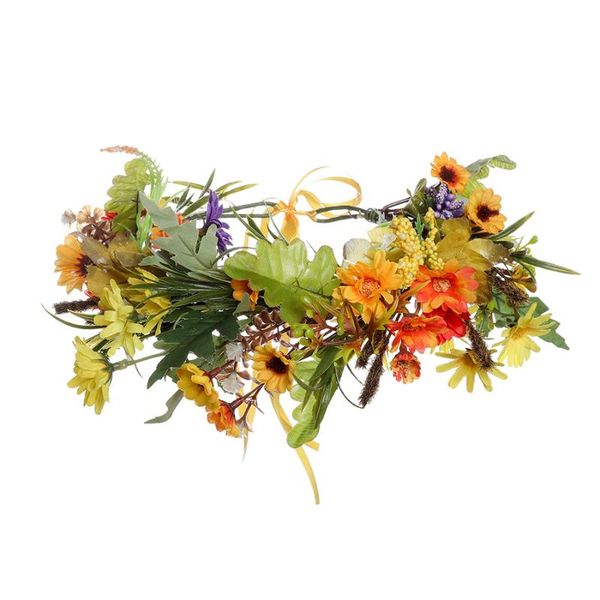 

hair accessories haimeikang summer women bezel flower crown for bridal floral headband wreath wedding bridesmaid tiara
