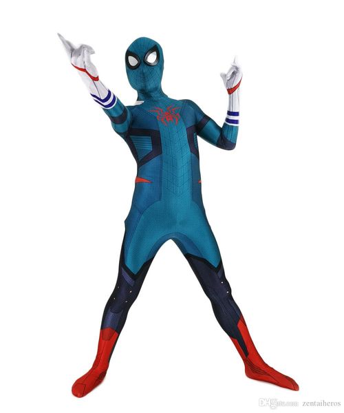 

deku spider-man spider-deku halloween party bodysuit cosplay spiderman costumes lycra superhero jumpsuits zentai suit, Black;red
