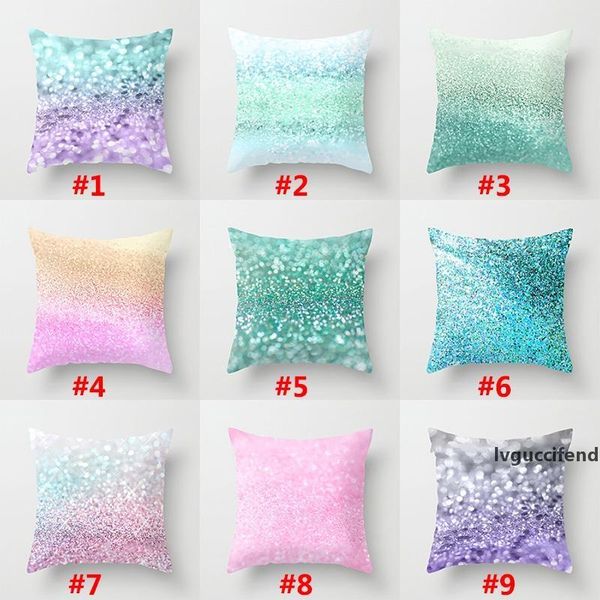 

bling pillowcase multicolor cushion soft printed throw pillow case irregular pattern cushion cover home car sofa decoration 45*45cm hh7-2014