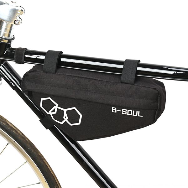 

22fg0 mountain bike hard accessories bicycle case triangle road bike kit bicycle front beam bag upper tube bag cycling equipment accessories